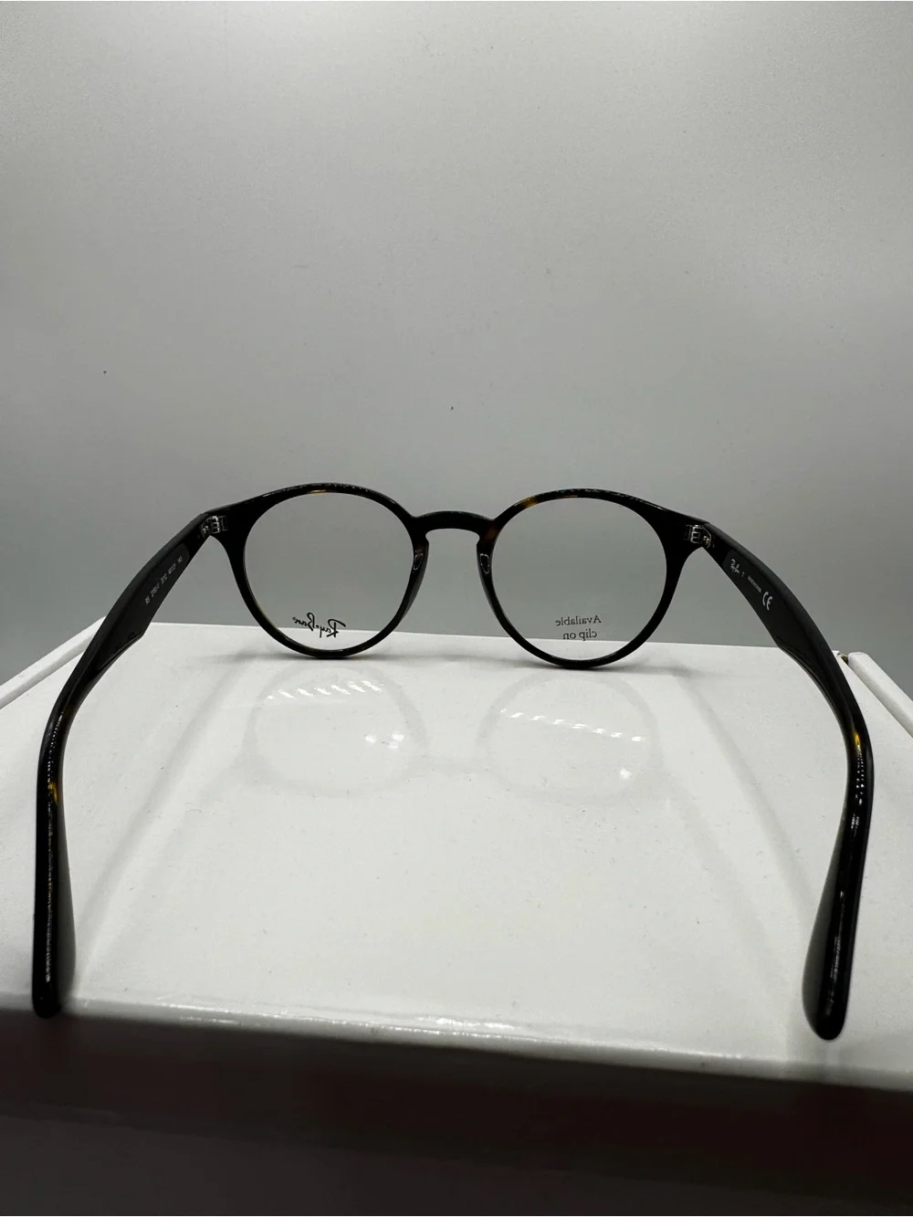 ⁠Ray-Ban RB 2180-V 2012 Eyeglasses Frames Havana Tortoise Round 49 21 145 Authen